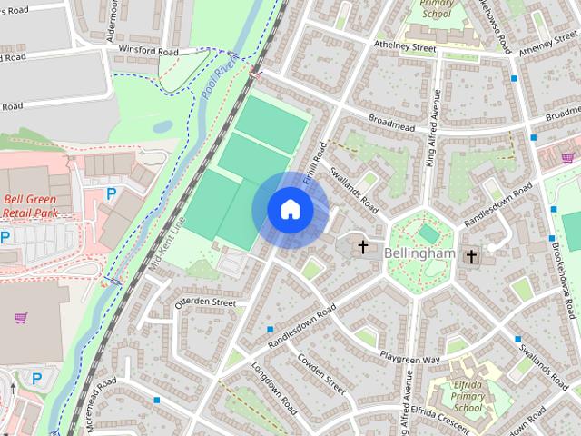 Studio for rent in Bellingham, Greater London