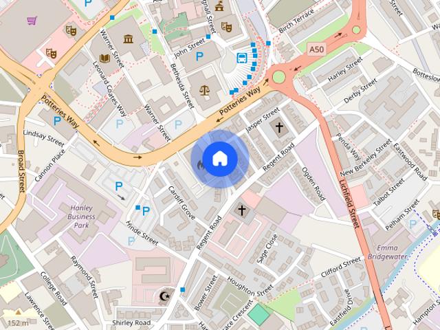Studio for rent in Joiner's Square, Hanley