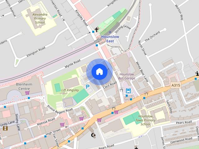 Studio for rent in London Borough of Hounslow, Osterley