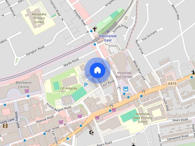 Studio for rent in London Borough of Hounslow, Osterley