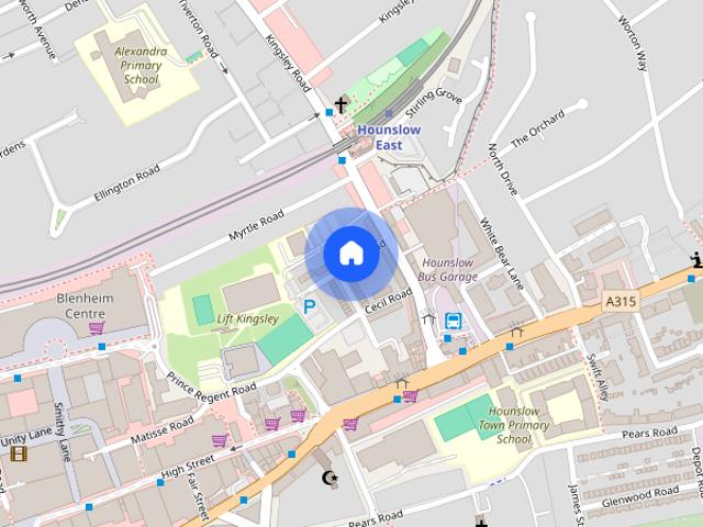 Studio for rent in London Borough of Hounslow, Osterley