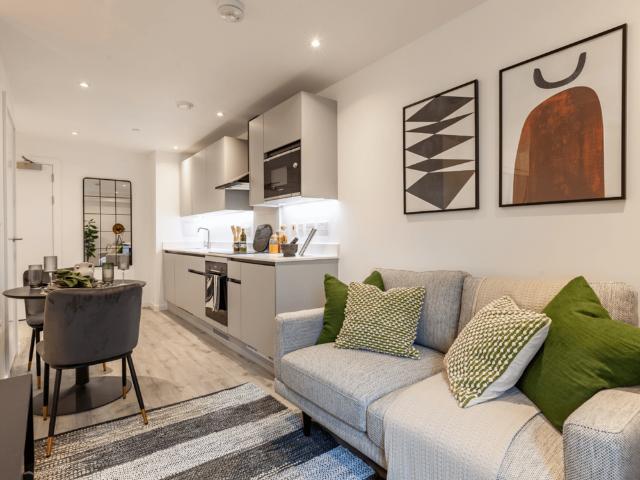 Studio for rent in Castle Quarter, Falcon Lodge
