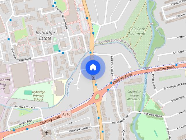 Apartment for rent in St Margarets, Greater London