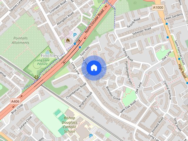 Studio for rent in Finchley, Greater London