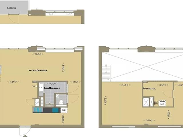 Studio te huur in Haarlem, Noord Holland