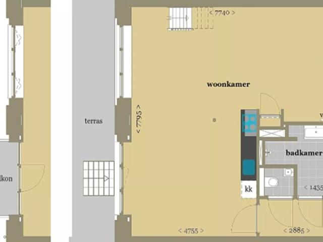 Studio te huur in Haarlem, Noord Holland