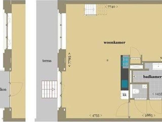 Studio te huur in Haarlem, Noord Holland