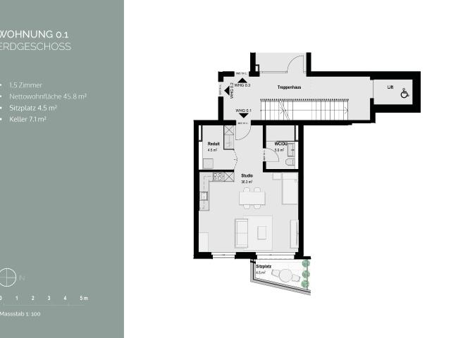 Studio kaufen in Ziefen, Basel-Landschaft
