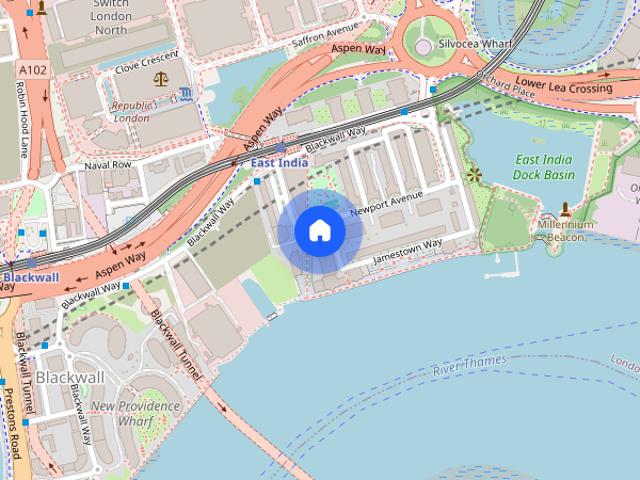 Apartment for rent in Virginia Quay, Greater London