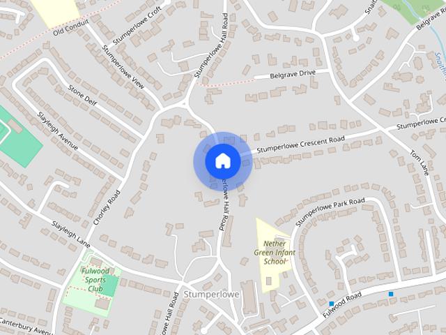 House for rent in Stumperlowe, Fulwood