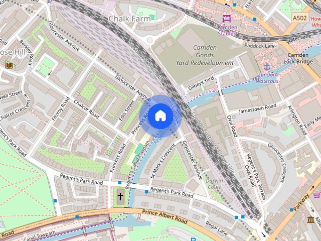 Apartment for rent in Chalk Farm, Primrose Hill