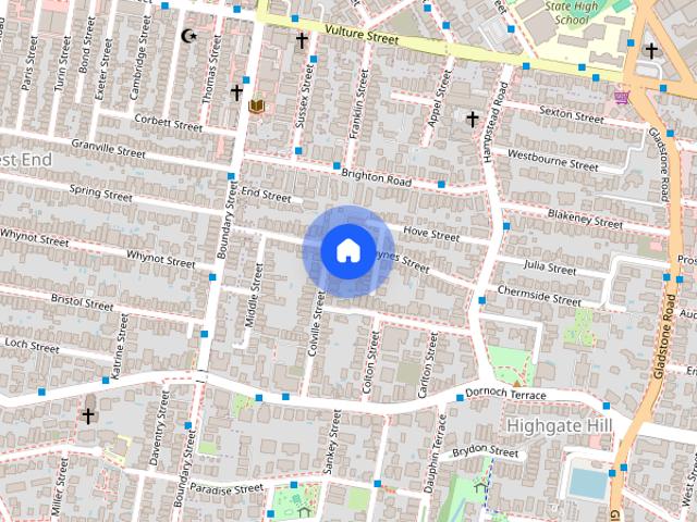 Apartment for rent in Highgate Hill, Greater Brisbane