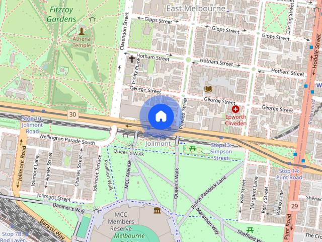 Apartment for rent in Jolimont, Melbourne