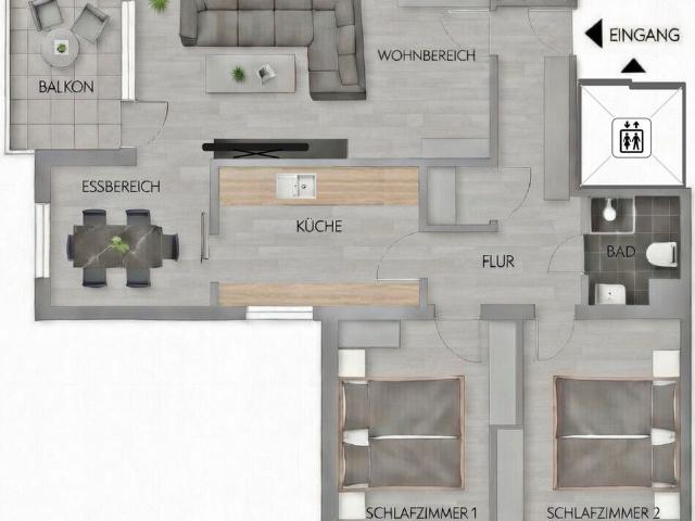 Apartment mieten in Stadtmitte, Neu-Ulm