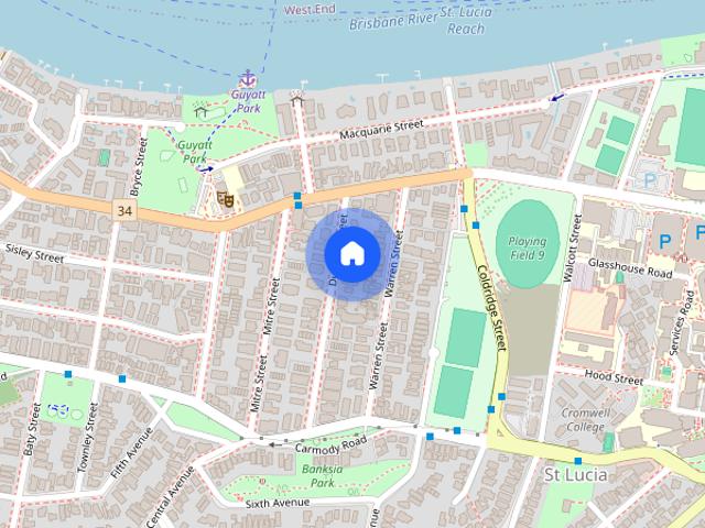 Apartment for rent in St Lucia, Greater Brisbane