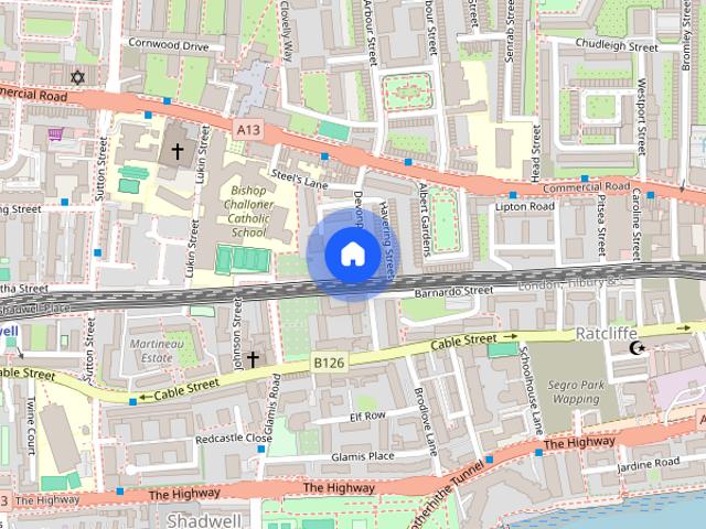 Apartment for rent in Ratcliffe, Shadwell