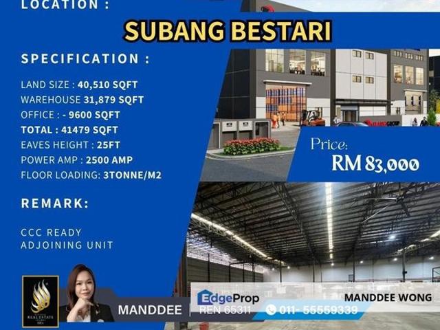 Warehouse for rent in Petaling, Alam Impian