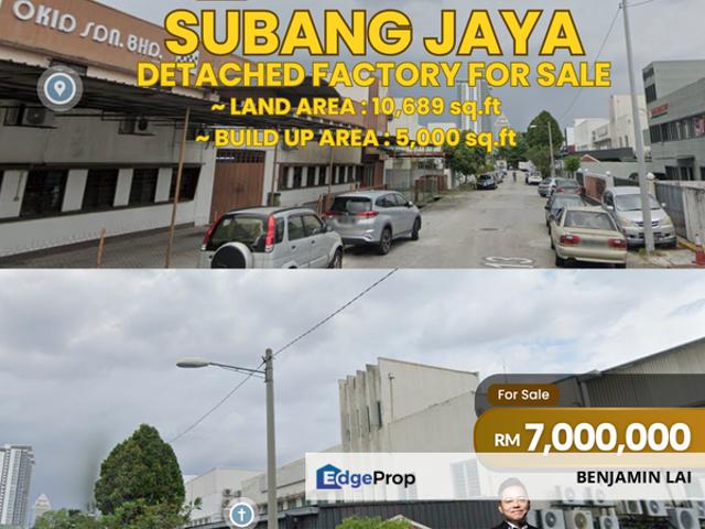 Warehouse for sale in Petaling, Subang Jaya