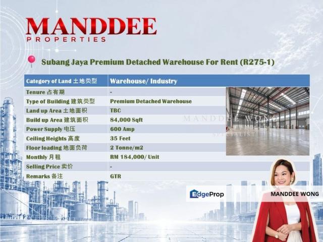Warehouse for rent in PJS 11, Majlis Bandaraya Subang Jaya