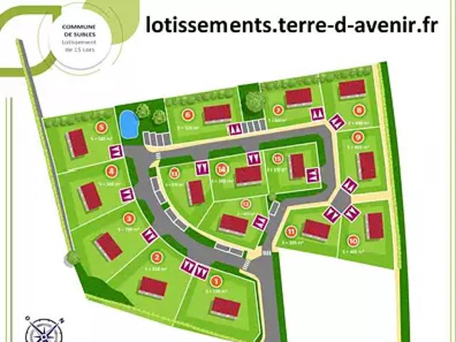 Terrain vente à Bayeux, Subles