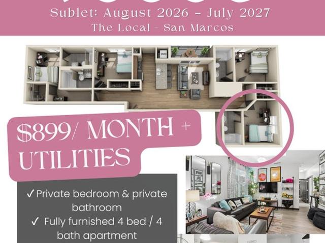 Room for rent in Hays, Texas