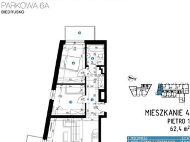 Mieszkanie na sprzedaż w Biedrusko, Wielkopolskie