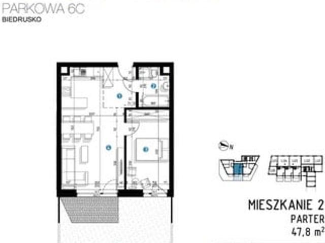 Mieszkanie na sprzedaż w Biedrusko, Wielkopolskie