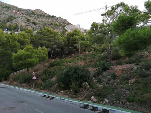 Terreno en venta en Urbanització Serra d'Altea, la Marina Baixa