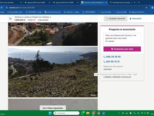 Terreno en venta en Darbo, O Morrazo