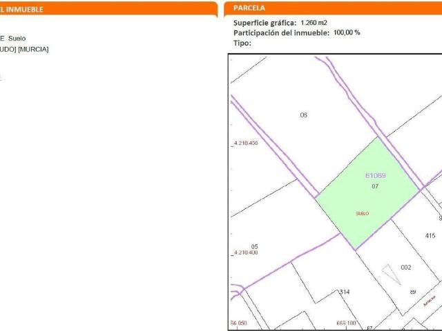 Terreno en venta en Monteagudo, Área Metropolitana de Murcia