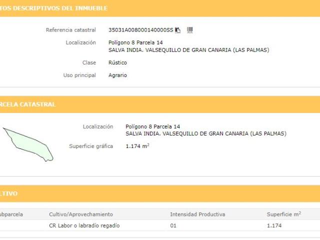 Terreno en venta en Gran Canaria, Canarias
