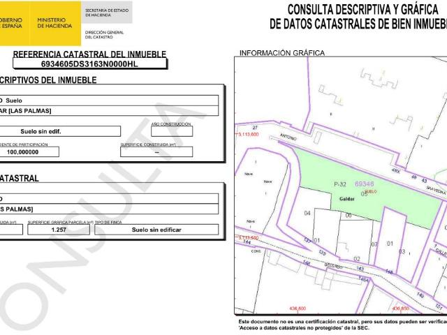 Terreno en venta en Gran Canaria, Canarias