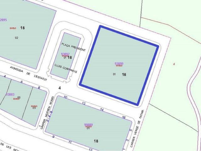 Terreno en venta en les Eres, Creixell