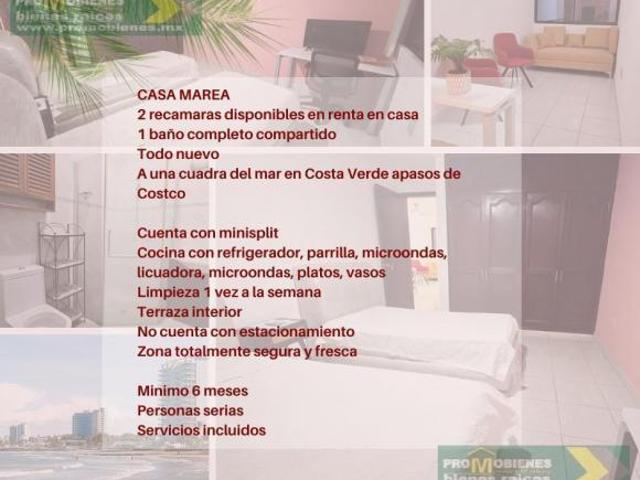 suite en renta en costa verde a pasos del mar