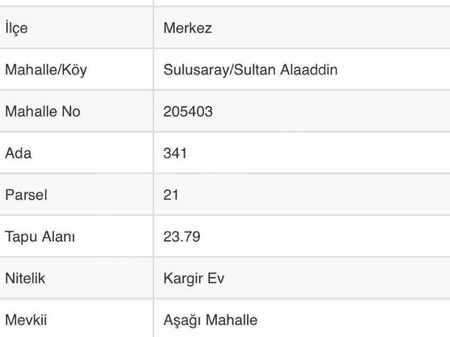 Sulusaray Beldesi, Nevşehir Merkez içerisinde satılık Arsa
