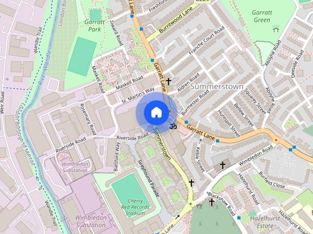 Apartment for rent in Summerstown, Greater London