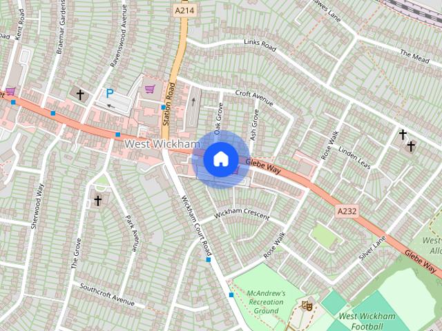 Apartment for rent in West Wickham, Greater London