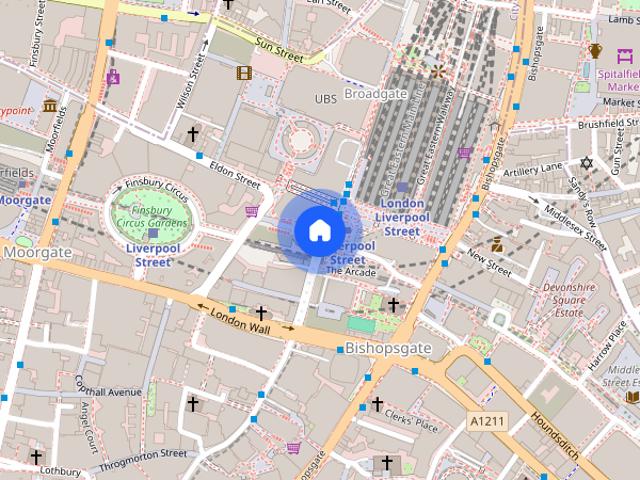 Apartment for rent in Bishopsgate Without, Lyons