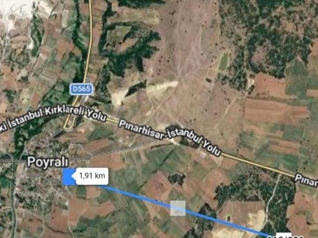 Poyralı, Pınarhisar içerisinde satılık Arsa
