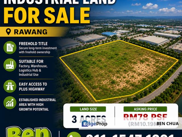 Warehouse for sale in Selangor