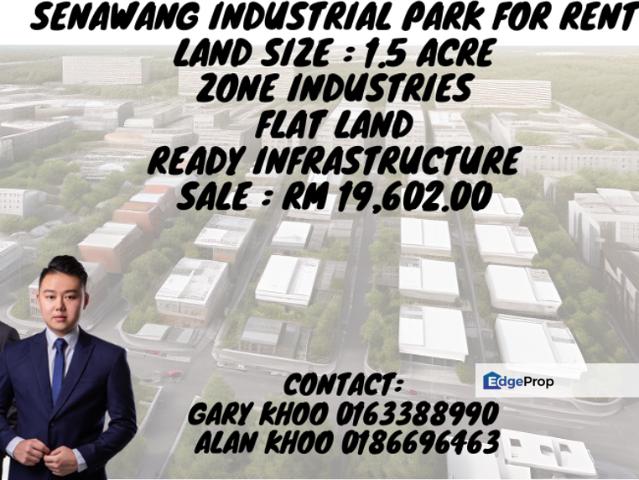 Warehouse for rent in Sendayan Village, Negeri Sembilan
