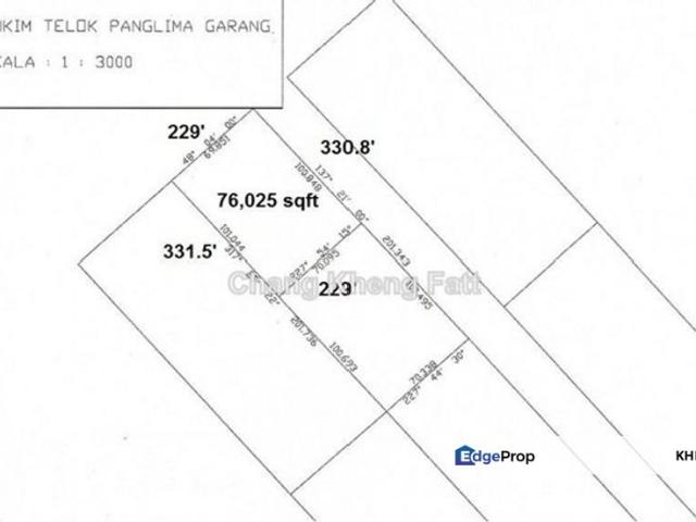 Warehouse for sale in Zon Perindustrian Bebas Telok Panglima Garang, Teluk Panglima Garang