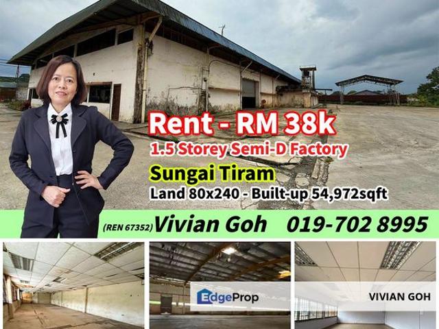 Warehouse for rent in Ulu Tiram, Johor