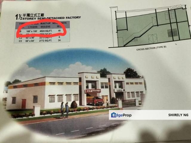Warehouse for sale in Pasir Gudang, Johor