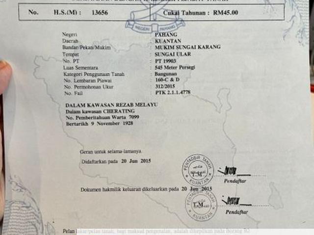 House for sale in Pahang