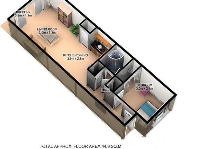 Apartment for rent in Onehunga, Oroua County