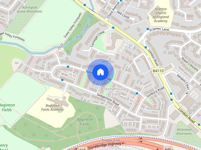 House for rent in Tollbar End, West Midlands
