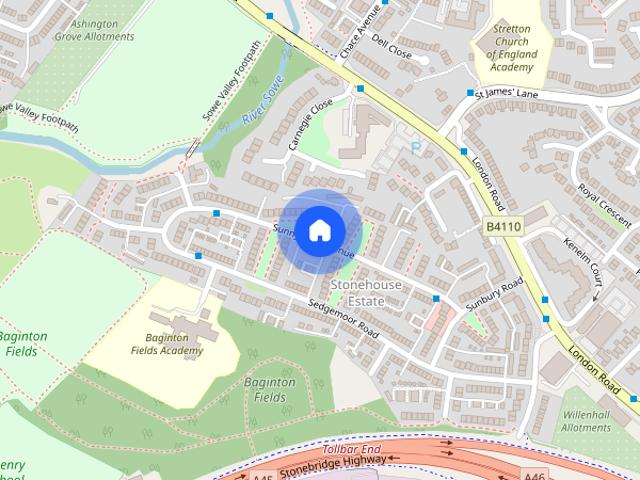 House for rent in Tollbar End, West Midlands