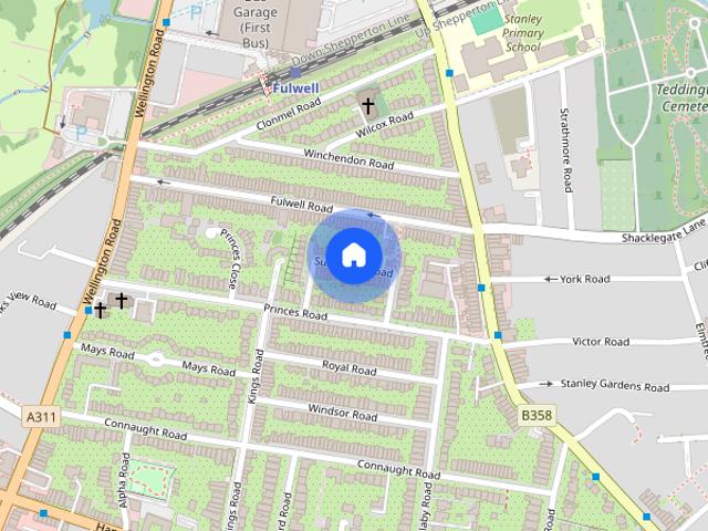 House for rent in Hampton Hill, Greater London