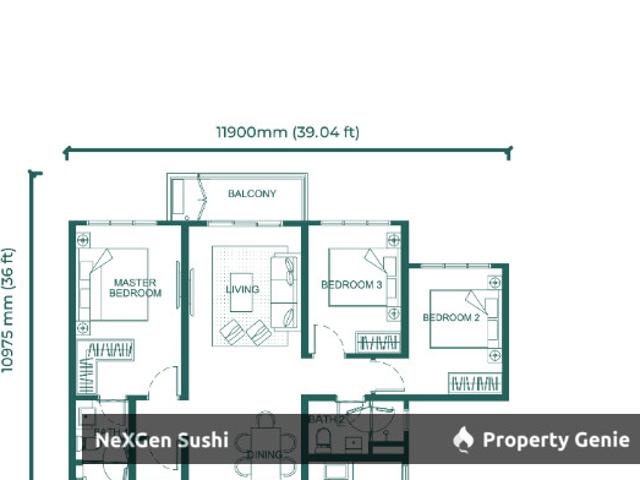 Condominium for rent in Country Heights Damansara, Kuala Lumpur
